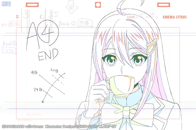 📝制作素材ピックアップ📝 『カードファイト!! ヴァンガード will+Dress Season3』 第3話のご視聴ありがとうございました✨  ハロナとメグミが激突! 圧倒的な強さを持つユニフォーマーズの力にハロナは--。  #ヴァンガード #ウィルドレス