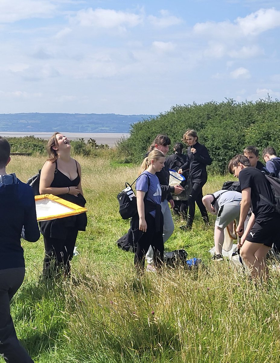 TheEPCollege's tweet photo. Year 8 collecting bugs at Thurstaston! #ExperienceWeek #BeMore https://t.co/yHBtNQb3N1
