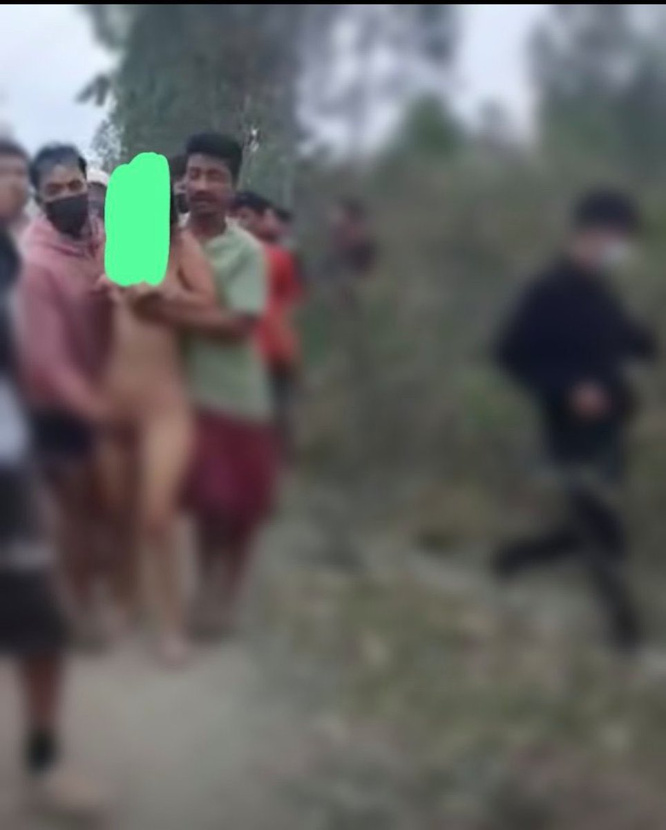 HSADelhi's tweet photo. The Meiteis have no respect for women. They have no qualms in outraging the modesty of women. In January 2006, they raped and molested 15 tribal (Hmar) women aged 12-27 from Lungthulien village, Manipur. Till today justice is not served yet. 

The incident of the recent viral video happened on 4th May and an FIR was filed on 18th May. The women were under the Police custody and then handed over to the mob by the police themselves. The mob then paraded them naked but the Police didn't do anything to stop the barbaric act which happened just before their eyes. Now that the video has come up and many condemned the heinous and barbaric act, the PM finally spoke. 

No action was taken for two months even after an FIR has been filed. And now the video has surfaced, it doesn't even take a day for the Manipur government to arrest those culprits. They should take action against the Police too.

Does this mean that this incident would have been swept under the rug by the Manipur Government if that particular video didn't surfaced???

#ManipurViolence 
#SeparateAdministrationOnlySolution