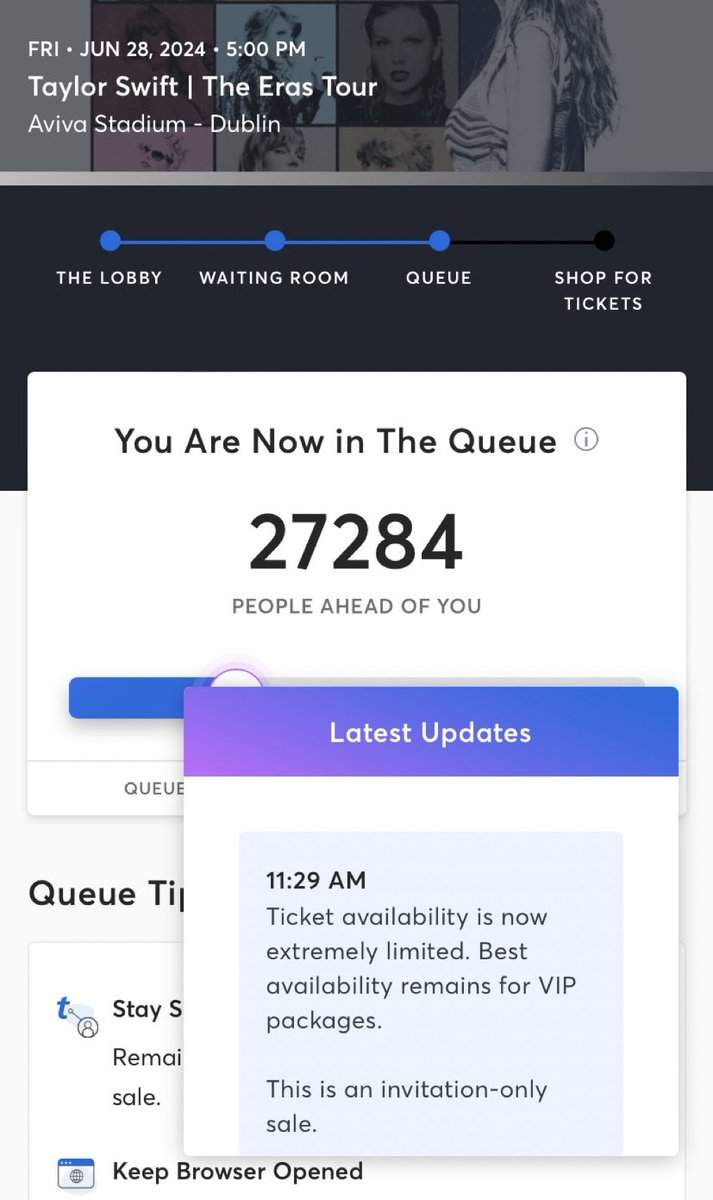 Taylor Swift - The Eras Tour Dublin 🏟️ tweet media
