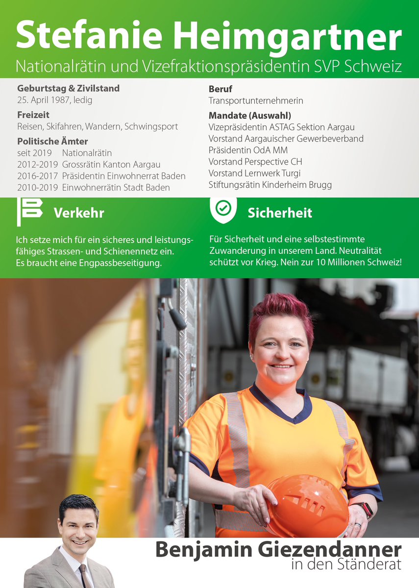 Wem darf ich zur Verbreitung ein paar Flyer per Post oder als PDF per Mail senden? Bereits jetzt herzlichen Dank für die Unterstützung und wunderbare Sommertage ☀️😎#nationalratswahlen2023 #parlament #ParlCH #vomgewerbefürsgewerbe #büätzerin #Sicherheitspolitik #Verkehrspolitik