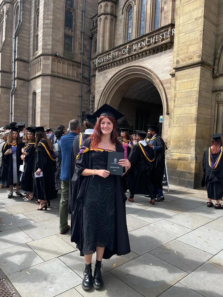 uomsoss's tweet photo. Congratulations to our amazing graduates - You should be incredibly proud of yourselves! πππ
Check out some of the photos from our #classof2023
Congrats to Lauren, Ella, Emily and Yiyang π₯³ Welcome to our alumni communityπ
#uomgraduation #sossgrad #celebrate #alumni https://t.co/1ZqNAebH2J
