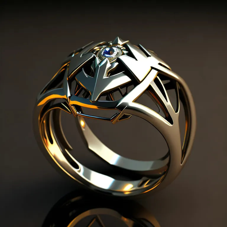 soioEE's tweet image. A Futuristic Jewelry ring, designed by @Orbofi!🤖

Combining tech and #AI art in a beautiful design. 
Now, it can come to life Thanks to @ARQxAI.🤝

Inspired by @PlayWarframe.🔥🚀

orbofi.com/assets/Soio%7C…

#OrbofiAI #WeeklyOrbofi #ARQxAI