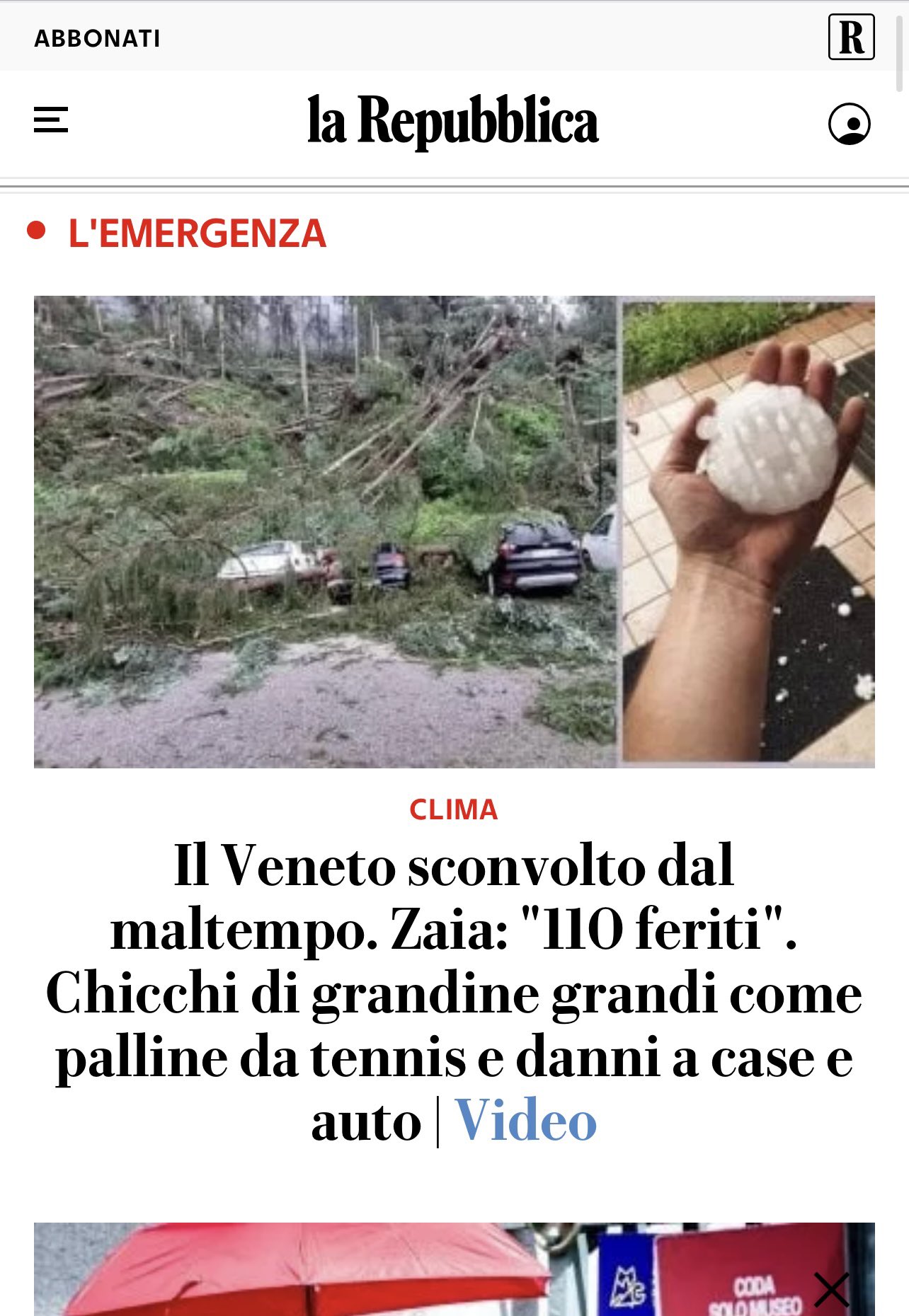 Italy Has Been Hit By Hail The Size Of Tennis Balls – BKSX