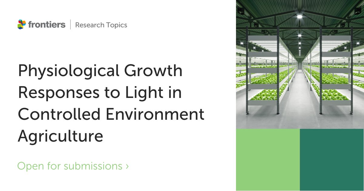 Frontiers - Plant Science (@frontplantsci) on Twitter photo 🌱 Calling researchers in Controlled Environment Agriculture! 📢
🌞Register for our new Research Topic edited by Xiuming Hao, Leo Marcelis (<a href="/LeoMarcelis/">Leo Marcelis</a>), and Viktorija Vastakaite-Kairiene (<a href="/V_Vastakaite/">Viktorija Vastakaite Kairiene</a>). Coordinator: Jason Lanoue (<a href="/Lanoue47/">Jason Lanoue</a>) #CEA
🔗: fro.ntiers.in/Light-in-CEA 🌱 Calling researchers in Controlled Environment Agriculture! 📢
🌞Register for our new Research Topic edited by Xiuming Hao, Leo Marcelis (<a href="/LeoMarcelis/">Leo Marcelis</a>), and Viktorija Vastakaite-Kairiene (<a href="/V_Vastakaite/">Viktorija Vastakaite Kairiene</a>). Coordinator: Jason Lanoue (<a href="/Lanoue47/">Jason Lanoue</a>) #CEA
🔗: fro.ntiers.in/Light-in-CEA
