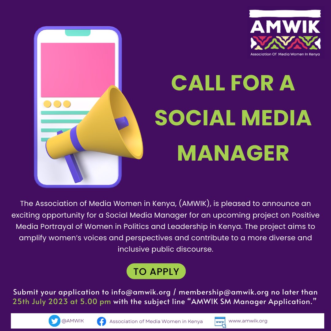Association of Media Women in Kenya tweet media