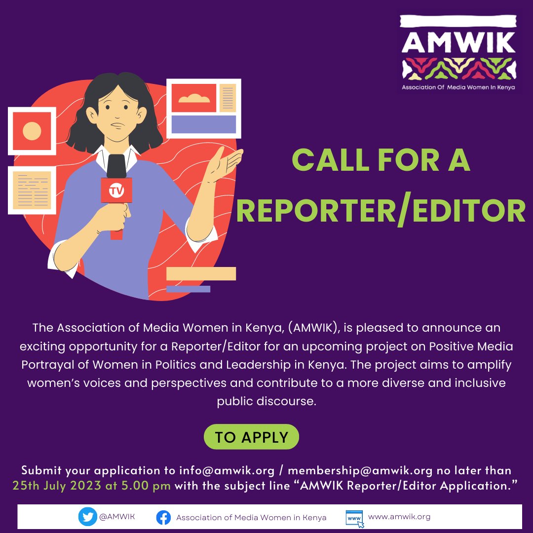 Association of Media Women in Kenya tweet media