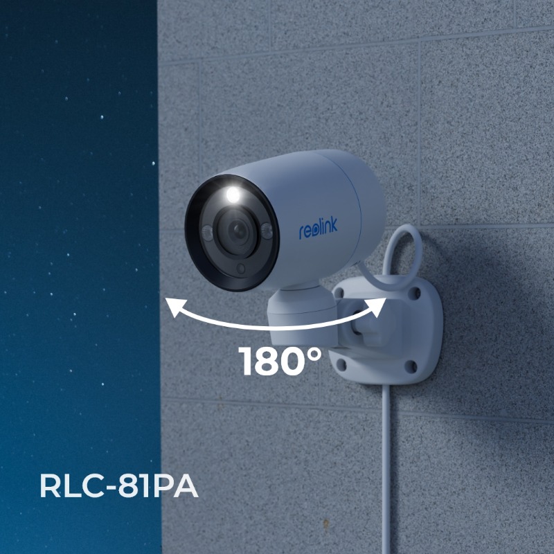 ReolinkTech's tweet image. Meet #ReolinkHighResolution RLC-81PA: The new 4k 180° Pan Rotation Camera! Experience more flexible and comprehensive coverage for enhanced security.
Shop at our official store now:reolink.club/43O656N