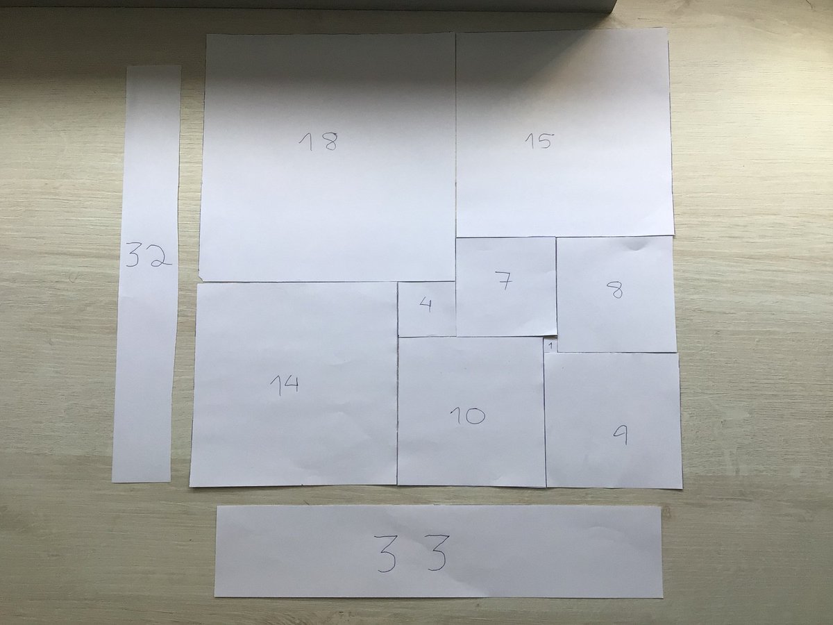 juan___mayo's tweet photo. @lolamenting @nrichmaths No me he podido aguantar y se lo he mandado en pleno mes de Julio a unos alumnos de 1 ESO . 
La solución espectacular. https://t.co/ISTRQopBjH