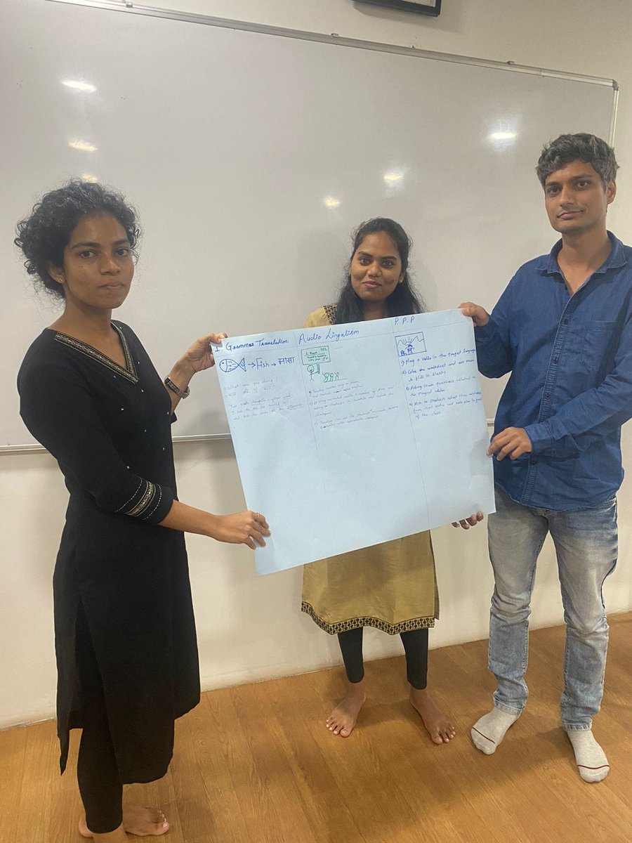 actcoursesasia's tweet image. #tefl #inclass @ #ACTBangalore

An enthusiast group 9 started their #tefl journey.
Some candid moments captured amidst preparation for #grouppresentation and #classroomactivities

#asiancollegeofteachers
#teflbangalore #teachertraining