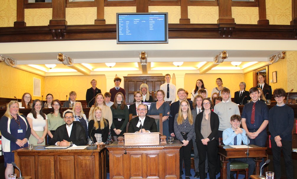 Well done to all the students who took part in #JuniorTynwald this week and to our Outstanding Participant, Hailey Eris Reader, from Ramsey Grammar School.
Lots of interesting, relevant and thought-provoking questions posed to our Members. 
Have a fantastic summer break!