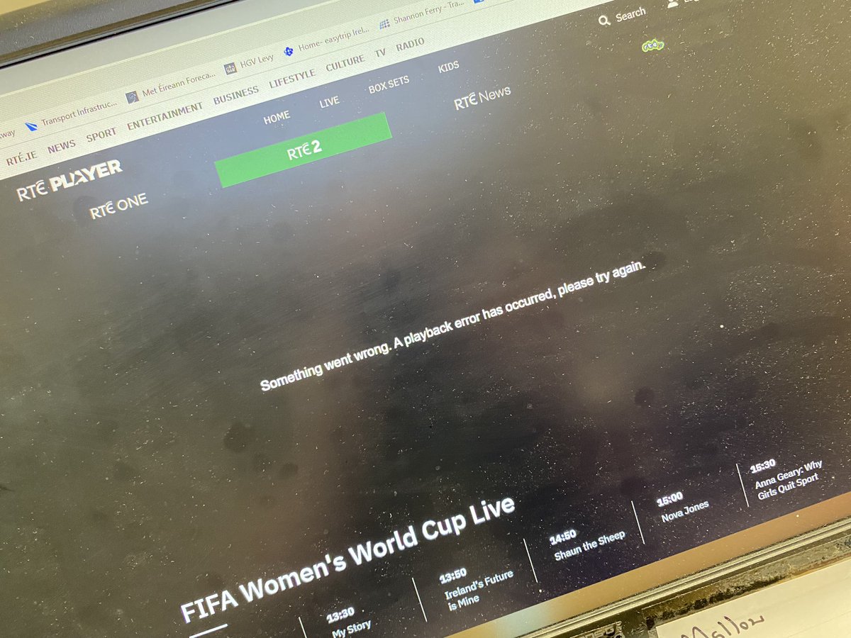 susanocon85's tweet photo. Seriously @rte!!!!

Bad form!!

#WomensWorldCup 

@FAIWomen 
@FAIreland https://t.co/1lZfol6uhH
