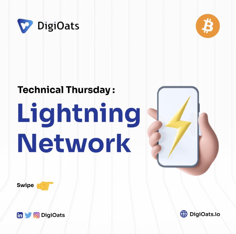 On our Technical Thursday this morning, we are flexing 🦾 about the #Bitcoin lighting network. ⚡️

#Bitcoin #TechnicalThursday #Businessdaily #Digioats