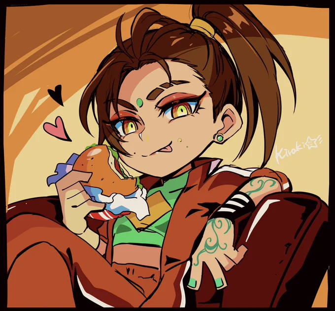 ランパートで #ハンバーガーの日 #ApexLegendsFanart #rampart 