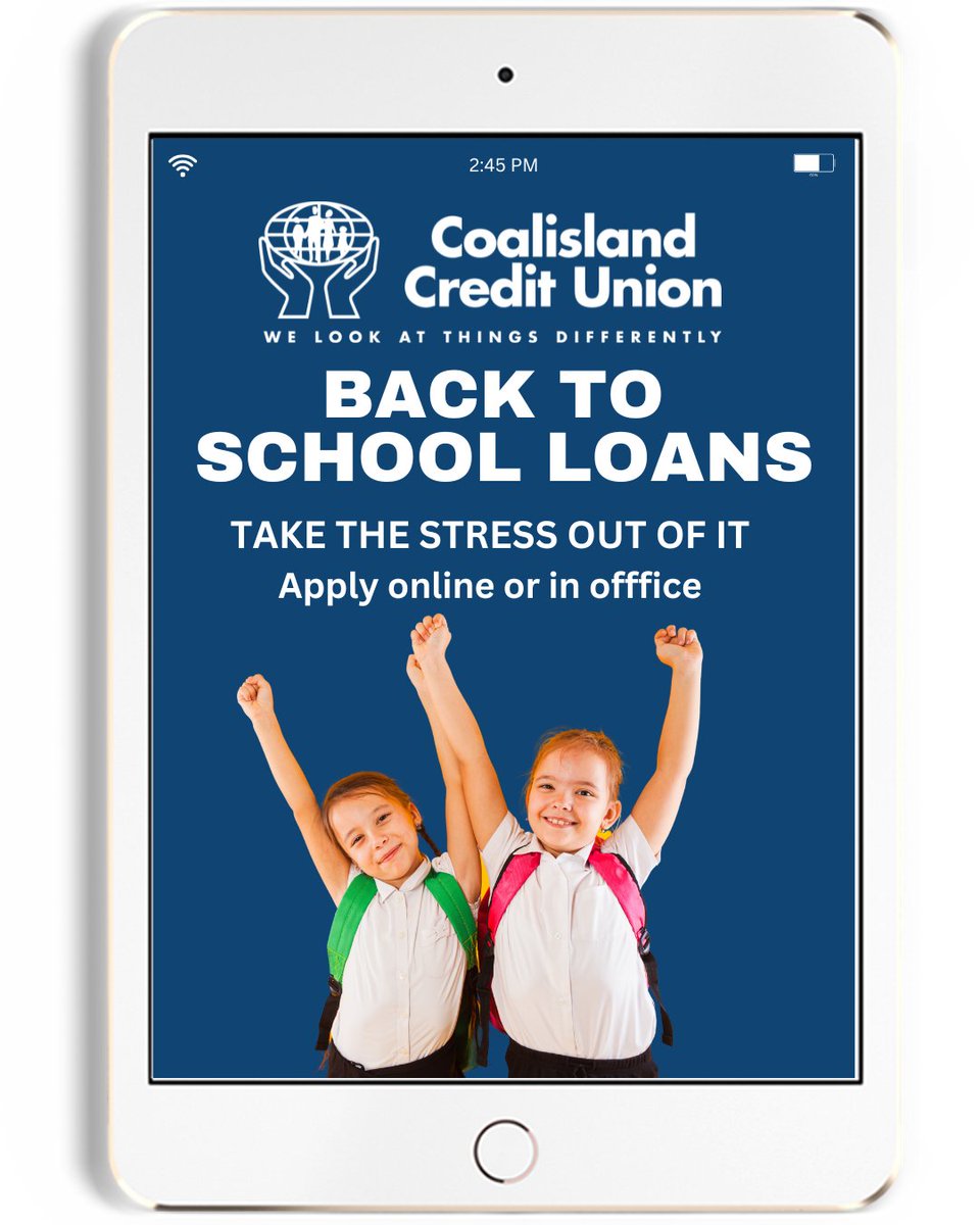 Don't get yourself into unnecessary debts covering the cost of back to school.  Consider APR's, our rates are fair and capped by law. Apply online and complete the process online with our new fully digital loan process or if it suits you better, you can still visit the office.