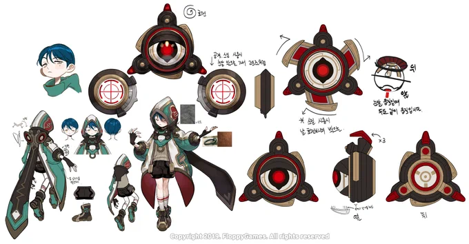 <Copyright 2019. FloppyGames. All rights reserved.>  character design