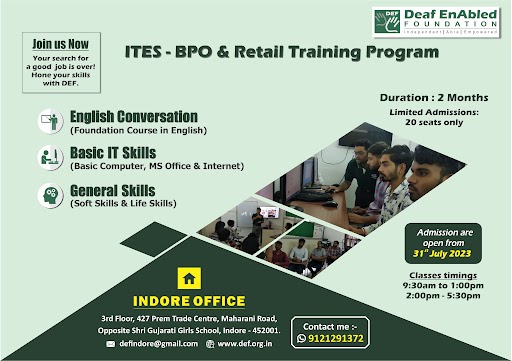 deafenabled's tweet photo. Unleash your potential and build the career you deserve with DEF Skills. For more details, give us a call on 91 9121291372.
#skills #deafenabledfoundaton #student #learning #class #course #join https://t.co/grKaqsjTDb