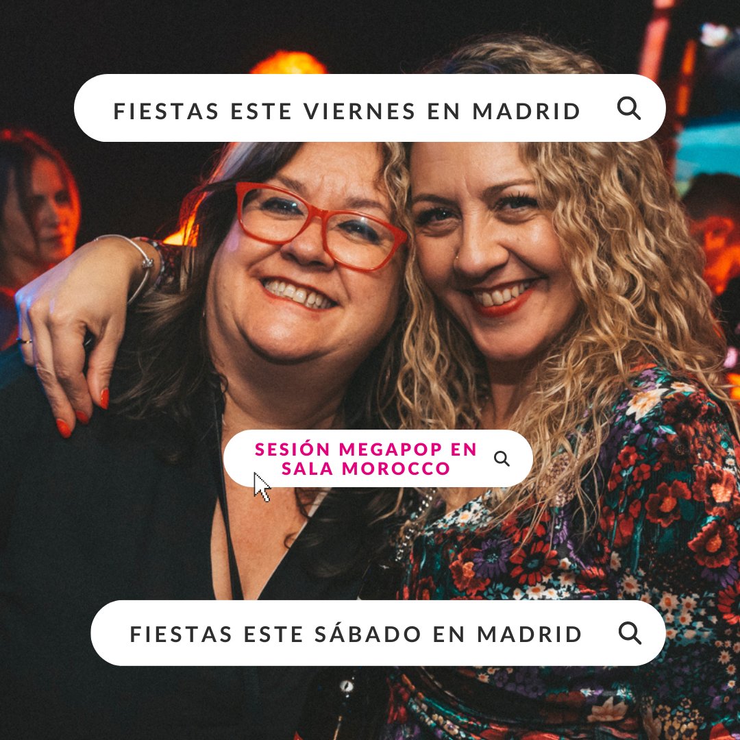 Sabemos lo que estás buscando: una fiesta divertida, el mejor ambiente posible, un lugar donde pasarlo bien... y entradas anticipadas para no quedarte con las ganas!

Para todo esto, consulta nuestros planes para este finde en SalaMoroccoMadrid.com/agenda

¡Que no te lo cuenten!