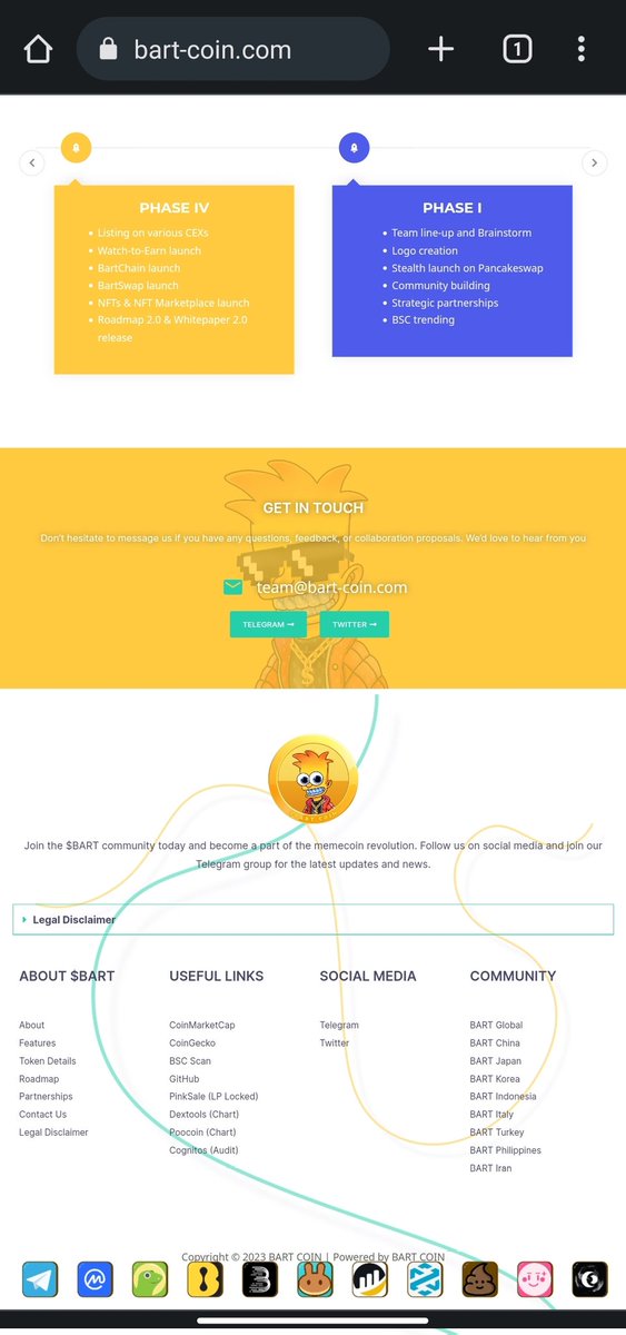 Bartoshi_BSC's tweet photo. $BART #BARTBSC #bartcoin let's make it trending worldwide.
Make it load fam!!! #BartArmy

@BART_BNB 🌝✨ https://t.co/rYF7Q6u31t