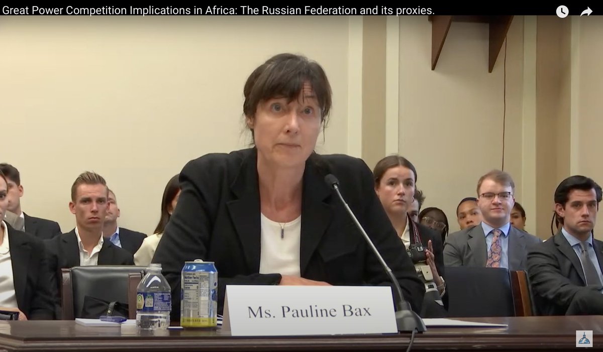 Check out my @CrisisGroup colleague @PaulineBax1's testimony to Congress about great power competition in Africa. 

She draws on her field research in CAR, Mali + more to explain how African countries will perceive U.S. #sanctions on the Wagner Group.

foreignaffairs.house.gov/hearing/great-…