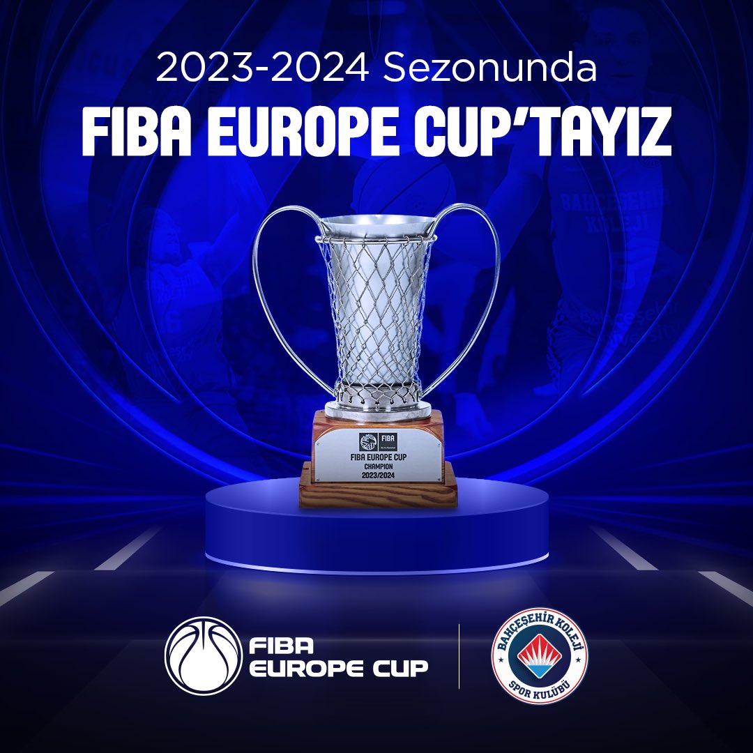 🏆 Yeniden tarih yazmak ve yeniden kupa kaldırmak için FIBA Europe Cup’tayız!

😎 Wait for us <a href="/FIBAEuropeCup/">FIBA Europe Cup</a> !

❤️💙 #FlyHighTogether