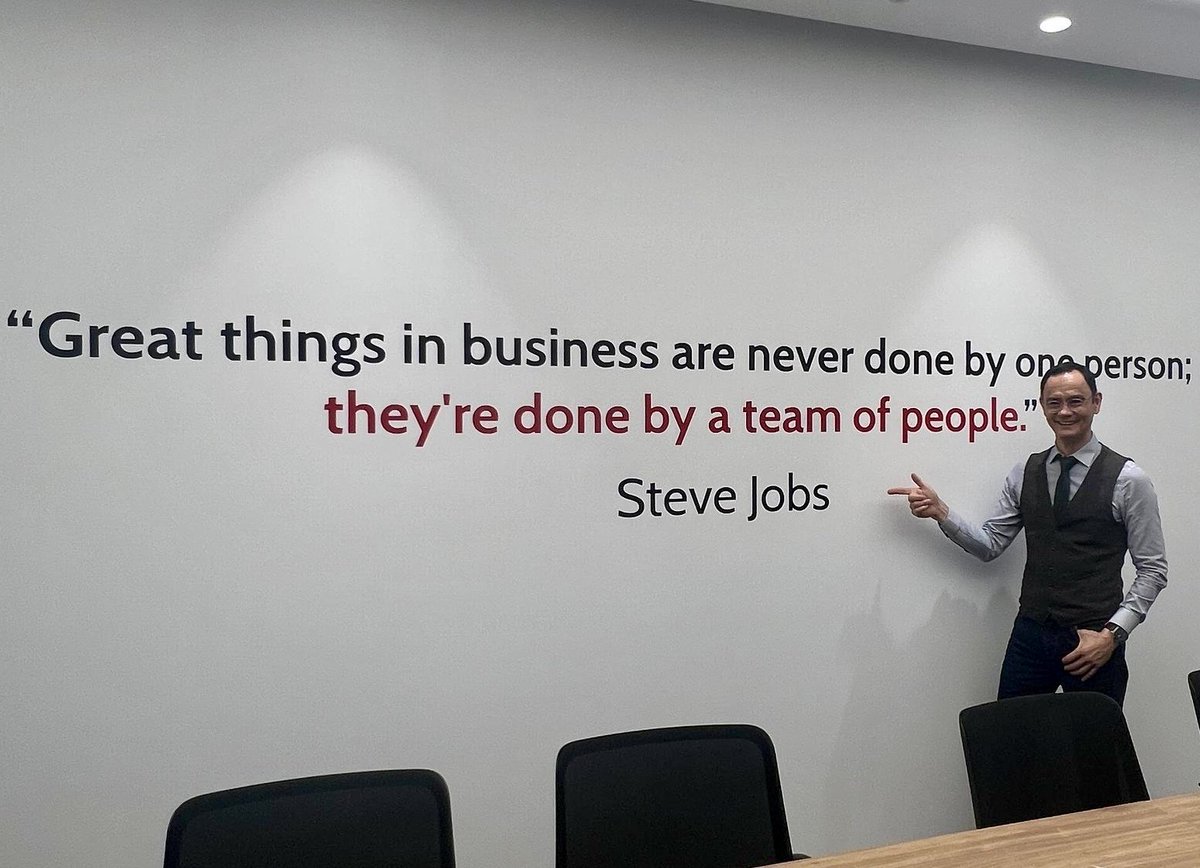 louis_tsu's tweet photo. I saw this quote in a boardroom yesterday. It carried me back in time to my days working for #Apple amazing learning experience, fantastic people. Here at @VenomFoundation  we have a similar vibe! https://t.co/qpXdsU8gjx
