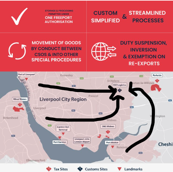 Lots of landmarks and tax sites but just one independent CSO Freeport location in the LCR Freeport area at the moment, all roads lead to SSO:) Proud to be designated Customs No 1 LCR Freeport, is Freeport for you? Call in for a coffee and a chat to find out☕☕
