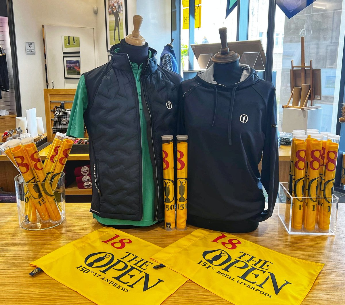 WorldGolfMuseum's tweet photo. If you aren't at Hoylake but still want to pick up some @TheOpen merchandise, pop into the R&A World Golf Museum Shop for clothing, pin flags and other golf gifts.
#theopen #standrews #golf #museumshop #pinflags https://t.co/pzTZLg1oSB