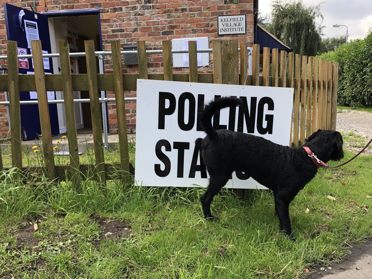 I think this is his comment on a by-election being triggered after the previous MP flounced off in a strop because he didn’t get a peerage.

#DogsAtPollingStations
#SelbyAndAinsty