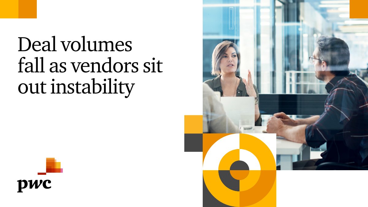 UK deals activity is down compared to last year, however investors are showing confidence in sector-specific deals. Read our mid-year M&A trends review to learn more. bit.ly/3q06wwE #ValueCreation #PwCDeals