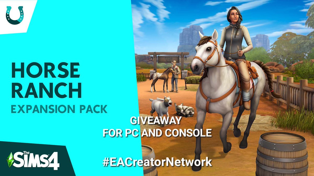 icemunmun's tweet photo. I am giving away a PC /Console code for
 #TheSims4HorseRanch 
Thanks to  #EACreatorNetwork
 for code #ad
To Enter - Follow ,Like, Retweet &amp; Comment with a menu for a dinner at your Ranch &amp; use tag #DinnerAtTheRanch

ONE WINNER - Choosen on 24TH Mon 1 PM PT

@TheSims #TheSims4 https://t.co/x9etPZhrB6