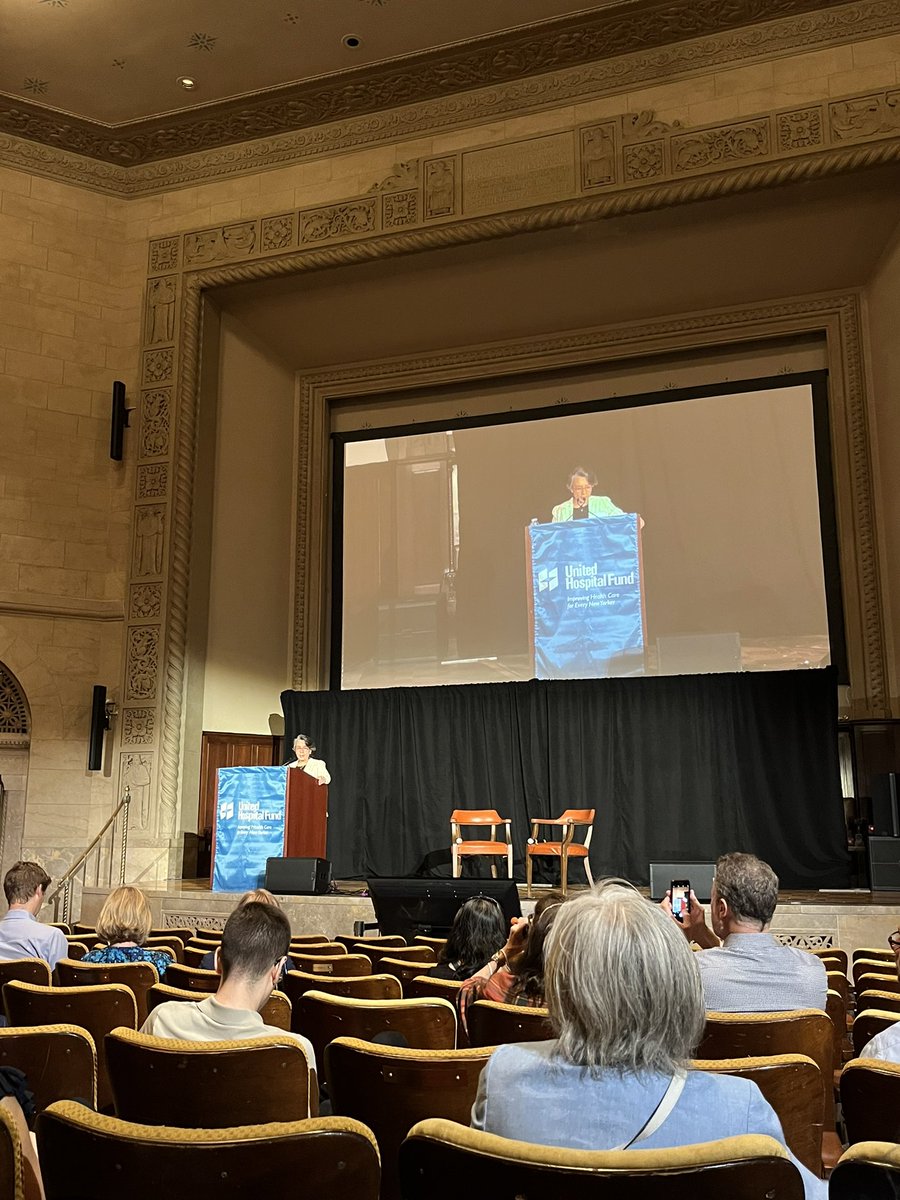 New York health policy’s hottest club is #UHFMedicaid2023 conference hosted by <a href="/UnitedHospFund/">United Hospital Fund</a> at @NYAMNYC, with <a href="/commonwealthfnd/">Commonwealth Fund</a>.

<a href="/DrOBarbot/">Oxiris Barbot</a> giving opening remarks. <a href="/NYSDOHMEDICAID/">NYSDOH – Medicaid</a> director Amir Bassiri will give the keynote address.