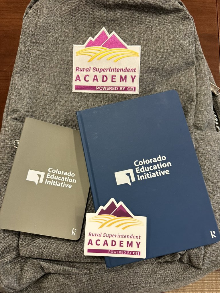 Rural Superintendent Academy Cohort #3. The opportunities that have been presented and offered in my first year in Colorado as a superintendent have been amazing.