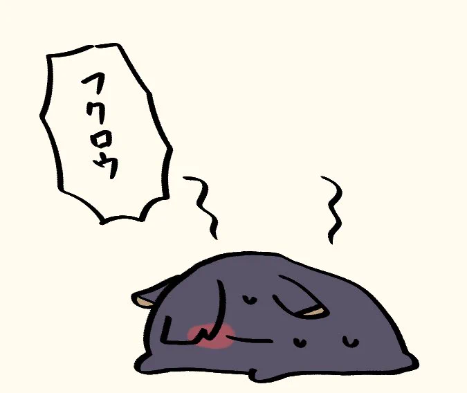 暑いね🦉のようなもの😢