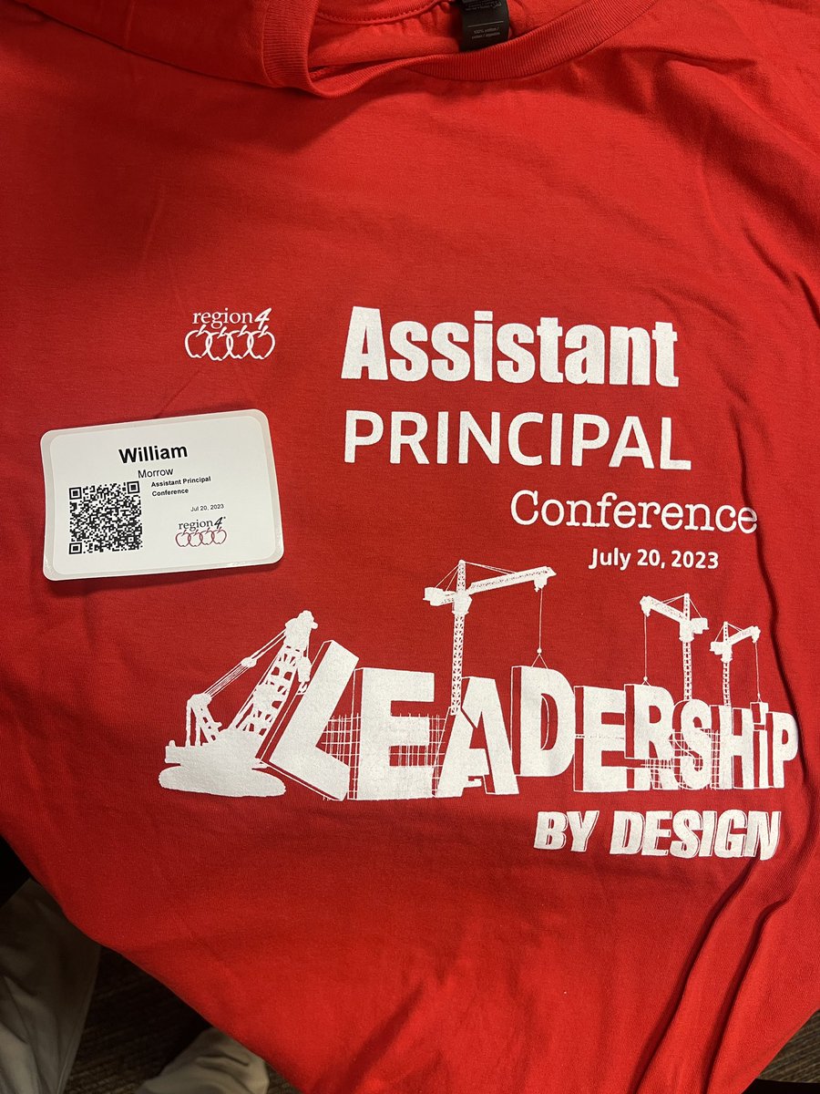 So excited to attend my first conference as an assistant principal. #R4APConf #bringingoutthebest #summerpd #APlife