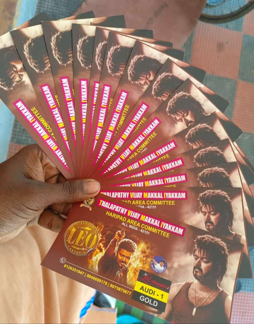 AB on Twitter "Leo Kerala fans shows Charted 4 shows at