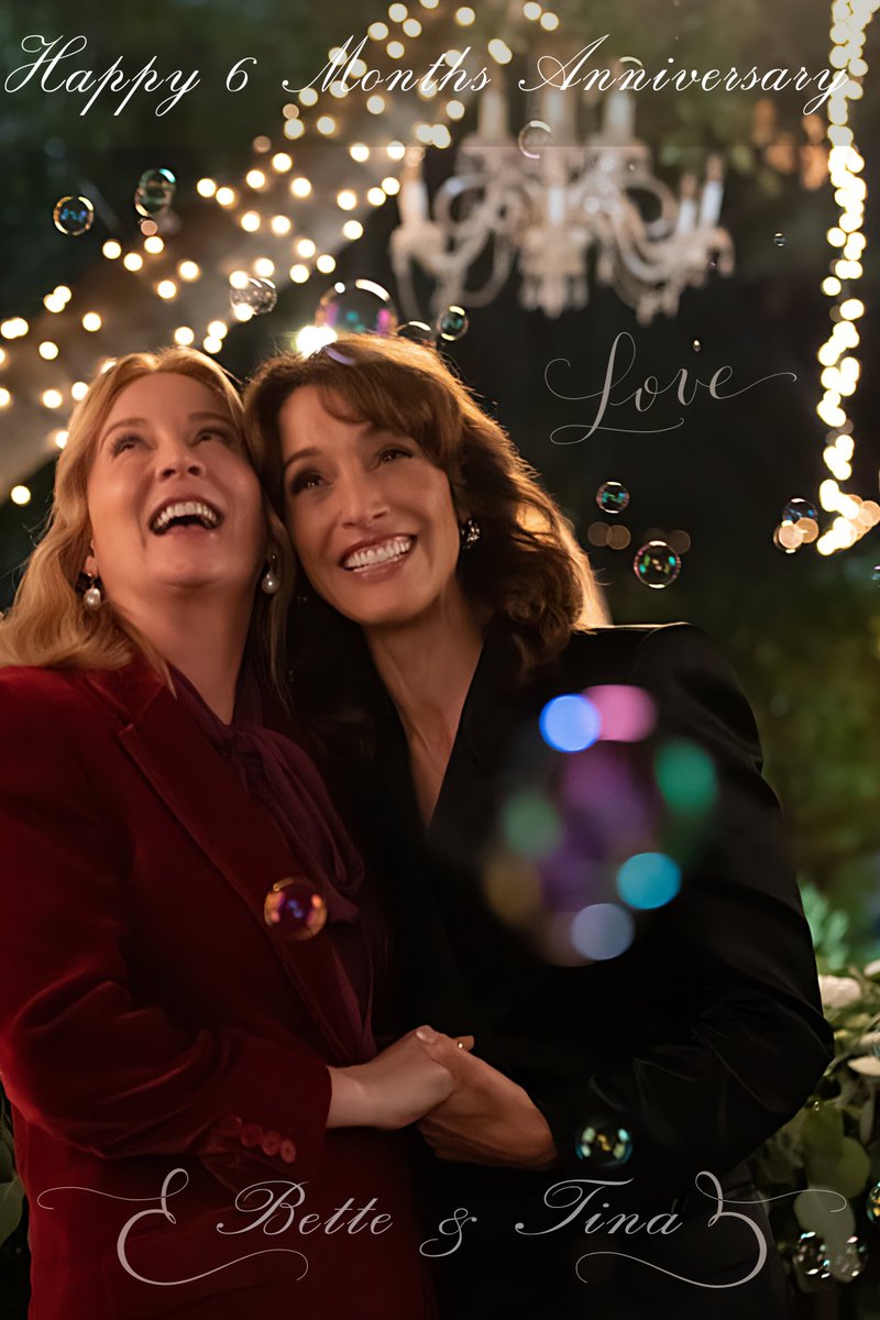 Today is not a normal #TibetteThursday, today they are six months married, happy anniversary Bette and Tina ❤️❤️.  Forever ♾️