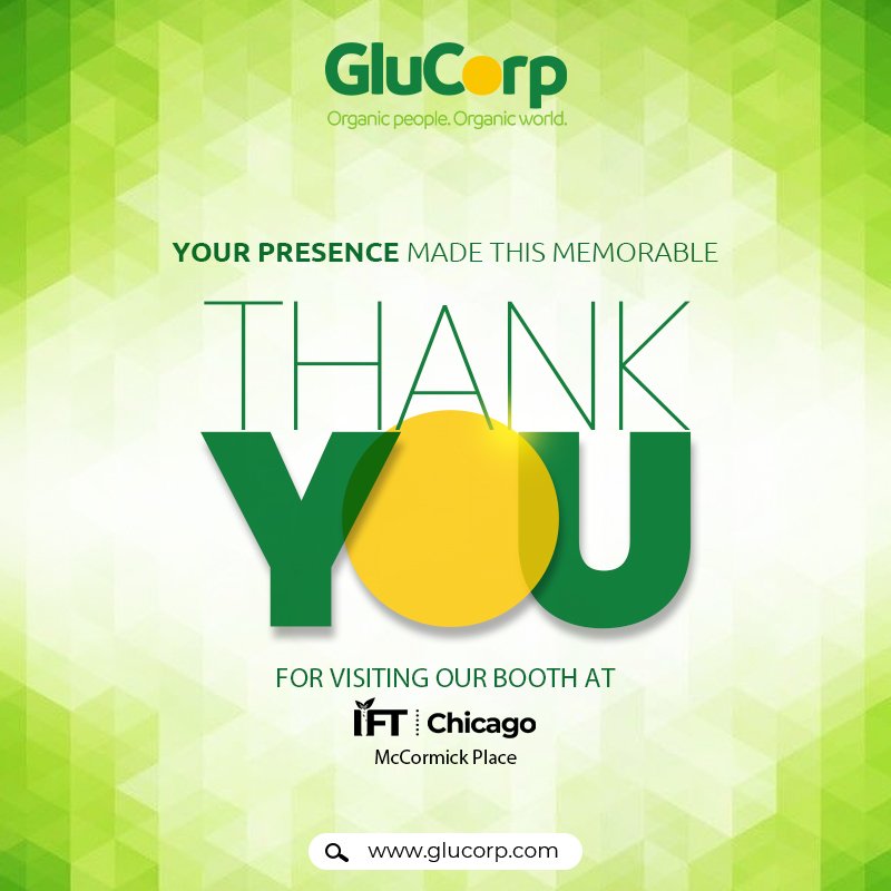glu_corp's tweet image. "Your presence at IFT McCormick Place Chicago IL was truly remarkable, and we want to express our sincere gratitude, Thank You for visiting our Booth"

glucorp.com

#IFTFIRST #iftfirst2023 #Glucorp #iftchicago #Chicago #naturalproduct #Organic #exhibition #ingredients