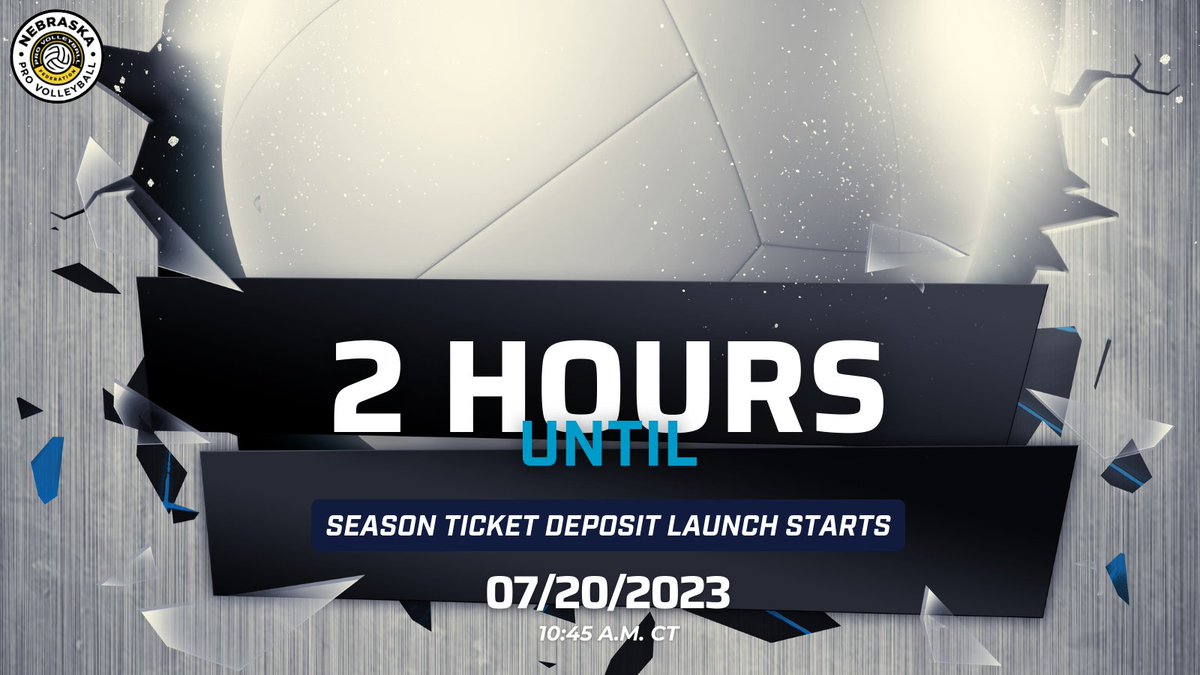 OmahaSupernovas's tweet image. Are you ready #TeamOmaha fans?!  Season ticket deposits open up in just 2 HOURS!! 🏆🔥

Join us at 10:45 AM for the season ticket deposit launch! 🎉 Let's make this a volleyball season to remember! 🎟️

Who is ready?! 🤩👏

#NeProVb #ProVolleyball #RealProVb #Omaha