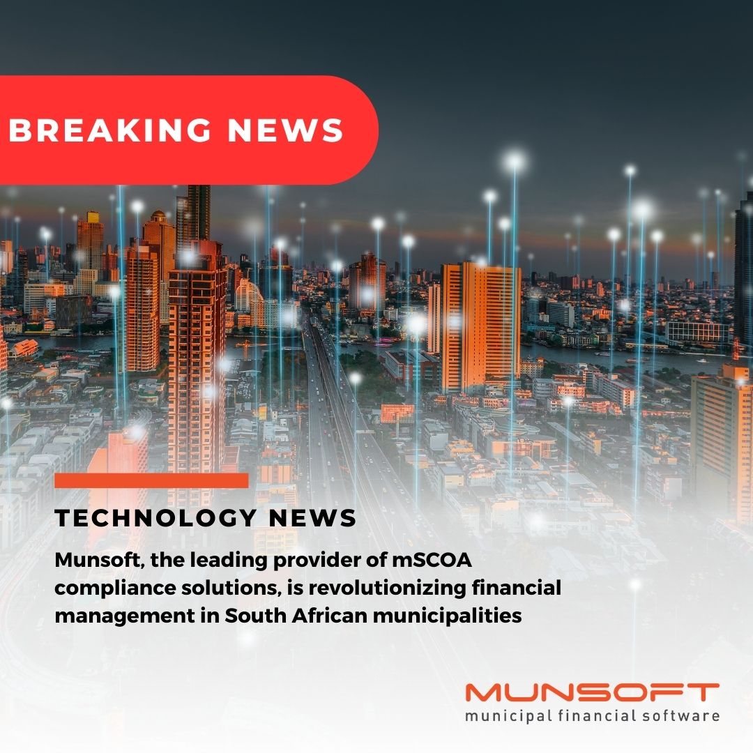Munsoft1's tweet photo. Breaking News: We are the leading provider of mSCOA compliance solutions, revolutionizing financial management in South African municipalities! Discover how our cutting-edge software is streamlining processes and enhancing accountability.

#Munsoft #mSCOA #FinancialManagement https://t.co/Dq6UwPe52G