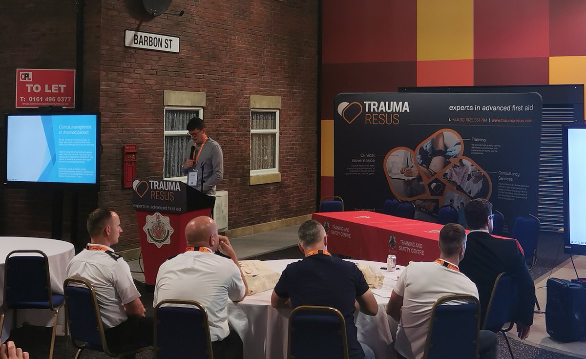 During the <a href="/TraumaResus/">Trauma Resus</a> National Fire &amp; Rescue Service Trauma Conference, Matt Douglas gave a thought-provoking presentation on the Management of Casualties Involved in Water Based Incidents and covered drowning and near-drowning, to cold water shock, and hypothermia.