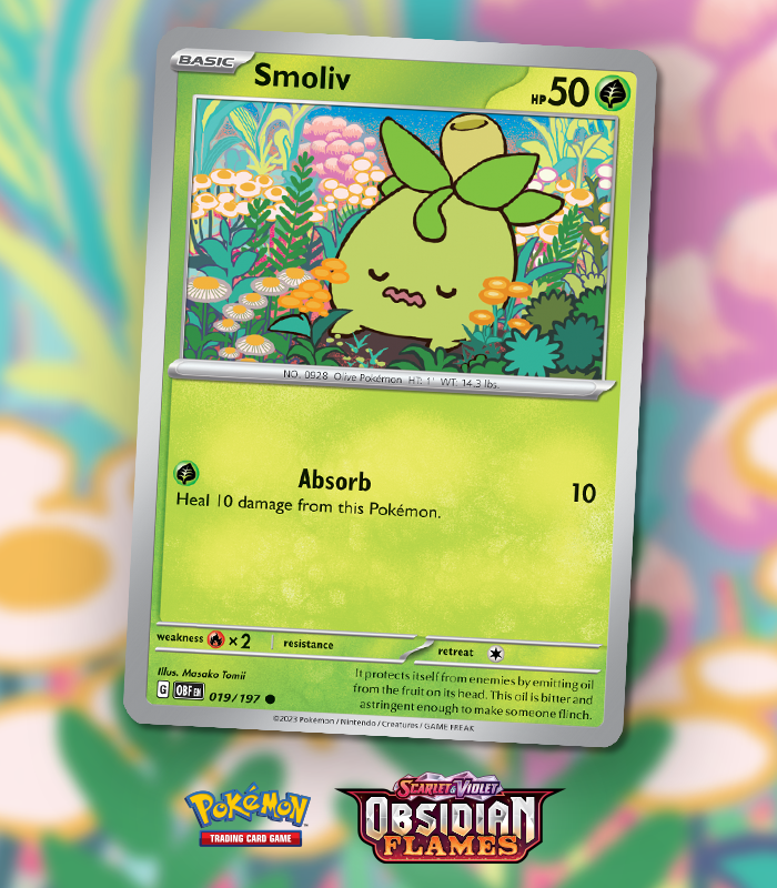 smoliv pokemon card Pokémon Scarlet & Violet: Paldea Evolved Checklane Blister Smoliv (ENG)  – CardsHouse main image 0