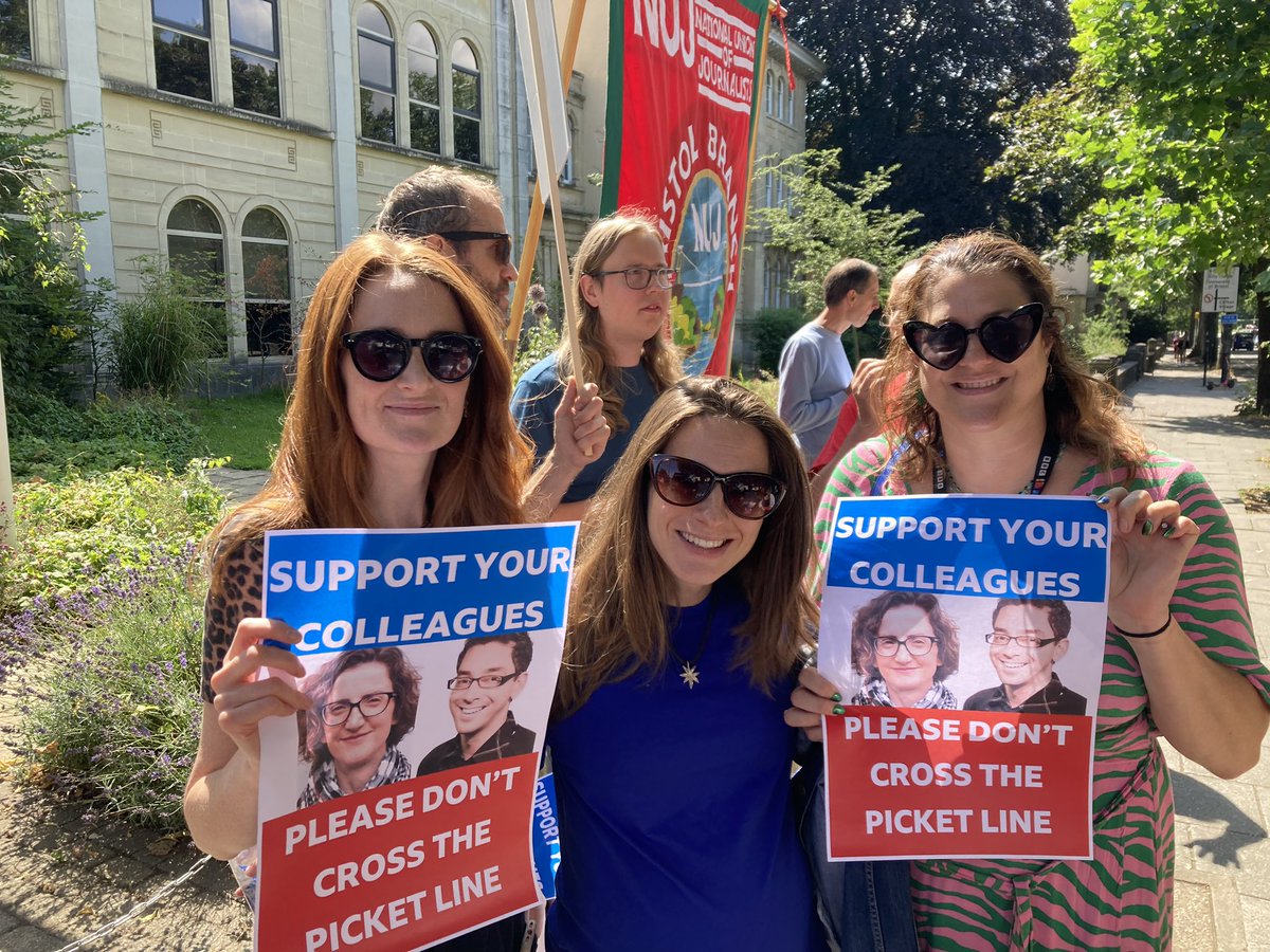 Supporting #keepbbcradiolocal with the #Bristol team from <a href="/NUJofficial/">NUJ</a>