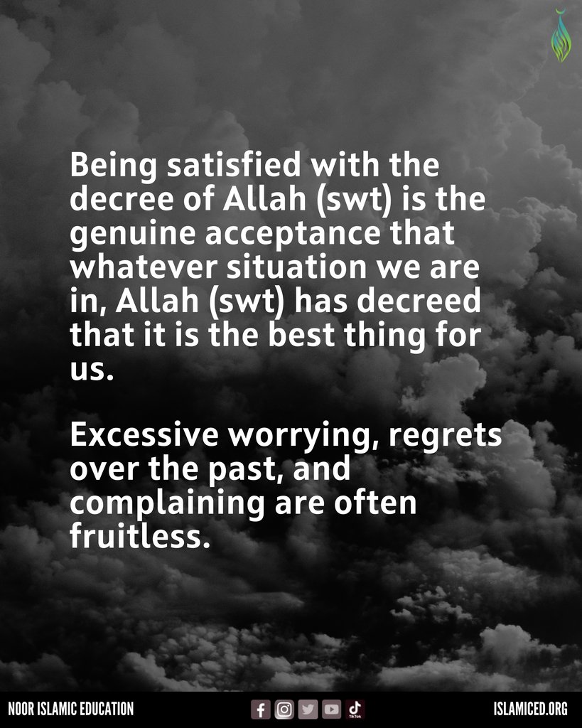 NoorIslamicEd's tweet image. Muharram Lesson 1: Satisfaction with Divine Decree 
⁠
#MuharramLessons #SubmissionToGodsWill #TrustingAllahsDecree