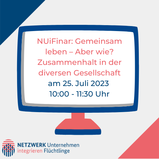 In unserem NUiFinar am 25.07. geht es um „Zusammenhalt in der diversen Gesellschaft“. 😊

Die Autorin Mehrnousch Zaeri-Esfahani erläutert Forschung über den Zusammenhang von Kultur und Erziehung – lebhaft, zum Zurücklehnen und Zuhören. 🤝

Anmeldung 👉 event.dihk.de/nuifinarjuli