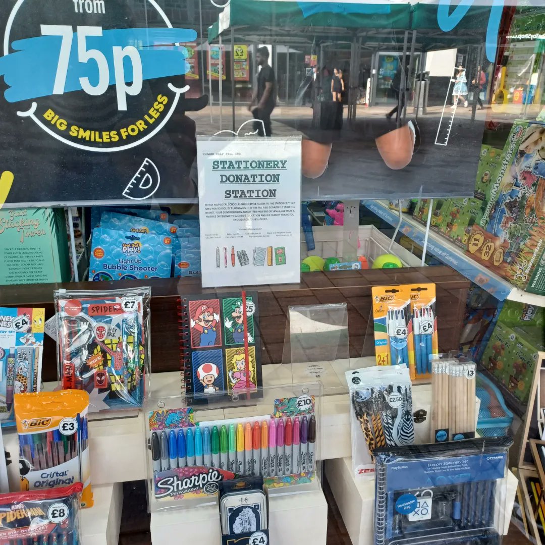 burngreavefb's tweet photo. Did you know that @TheWorksStores on The Moor are asking customers for donations of stationery so that @burngreavefb can provide school children with supplies for the new school year? https://t.co/KBCn9kofPD