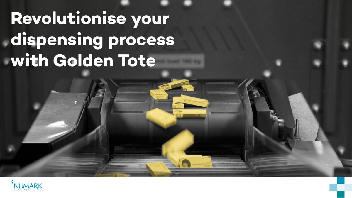 The semi-automated solution is the key to unlocking efficiencies in your repeat prescription process, with no need for capital investment.

Say goodbye to double-handling and stock management, and hello to seamless prescription assembly. 

Find out more at numarknet.com/goldentote