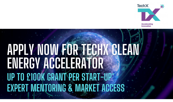 Wirral_Chamber's tweet photo. Applications for the @netzero_tc 2024 #TechX cohort are now open!
They're looking for 12 diverse, innovative start-ups that will pave the way in #cleanenergy
Apply today: https://t.co/9SNlTKkEAa
#TechnologyDrivingTransition https://t.co/qUZtgMZHUV