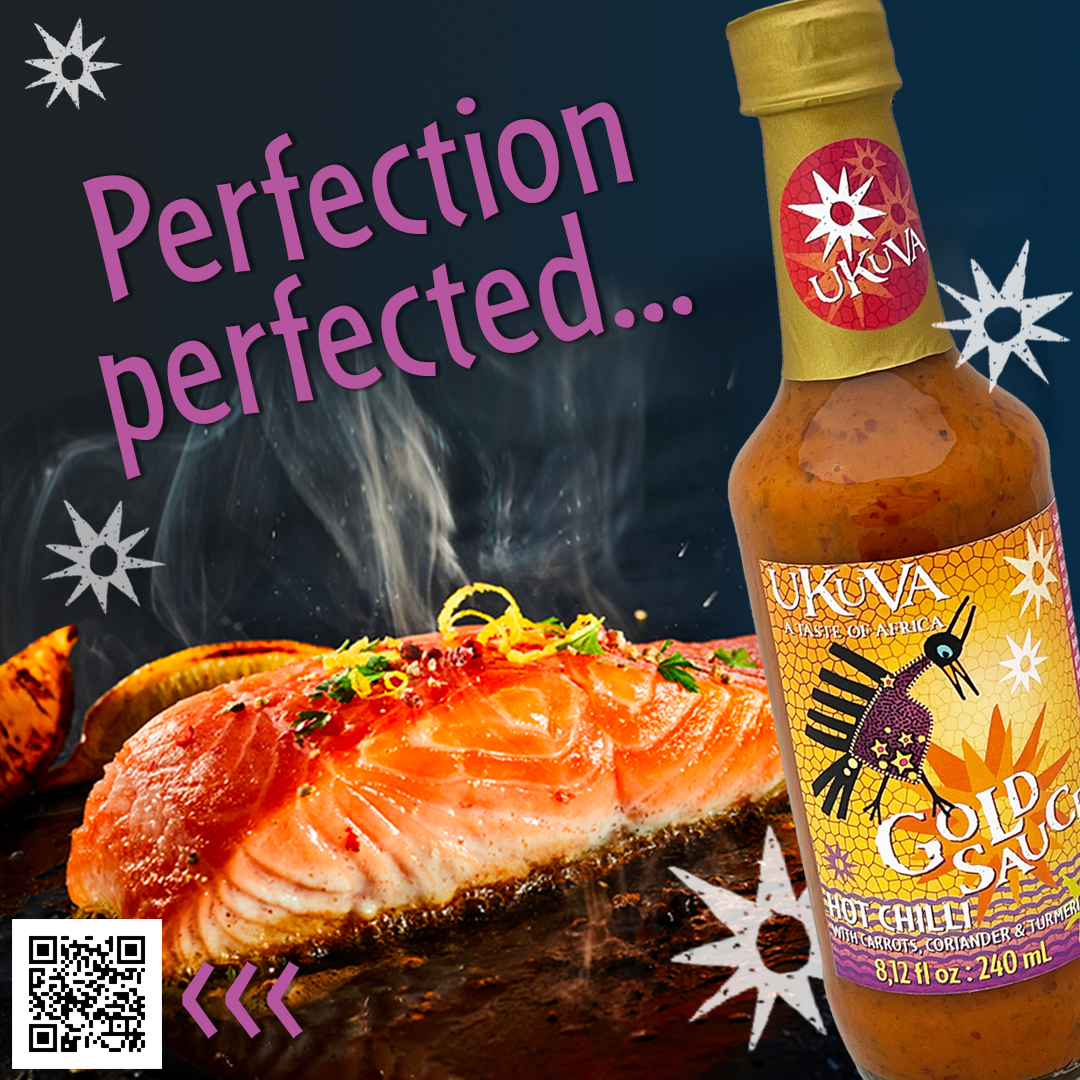 TurqleTrading's tweet photo. A tiny splash of Gold Sauce mixed into a little sunflower oil and lightly painted onto a slice of Salmon just before grilling, elevates it to a whole new high!
#turqlebrands #ukuva #fairtrade #hotsauce #chillisauce #chilli #hotsaucelover #chillilover #salmon #tasty #shoponline https://t.co/a3ECnqEzIe