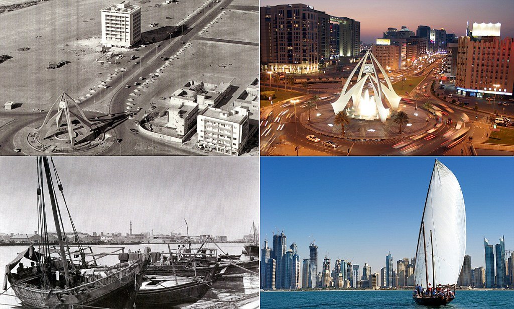 #Dubai before the boom: Staggering pictures show how the Emirate went from desert backwater to the Manhattan of the Middle East in just 50 years.